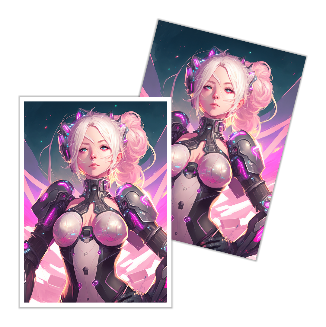 Bubblegum Astronaut Card Sleeves