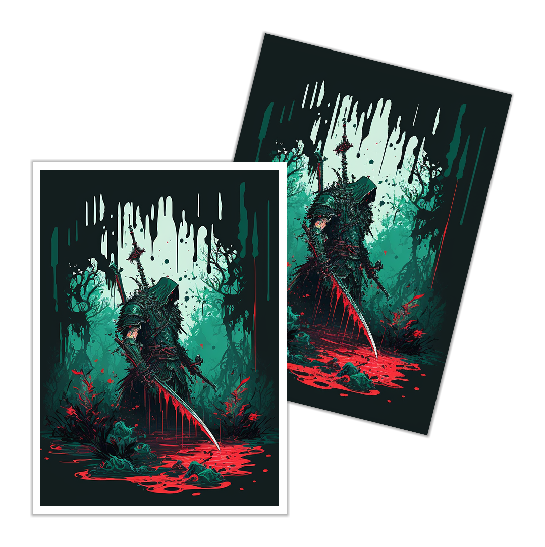 Bloodstained Blade of the Death Knight Card Sleeves