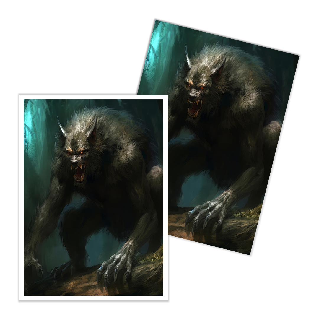 Feral Moonbeast Card Sleeves