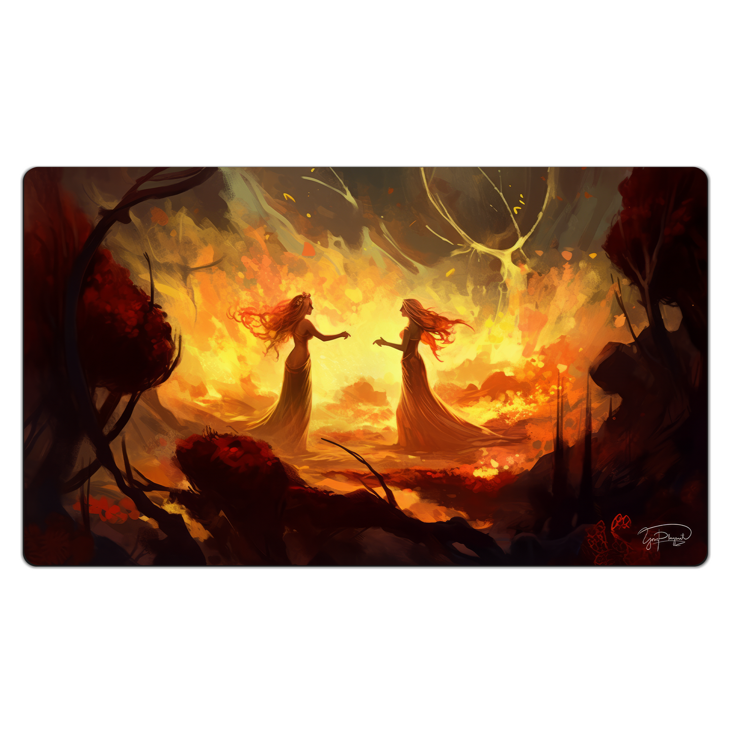 Flames of Destiny Playmat