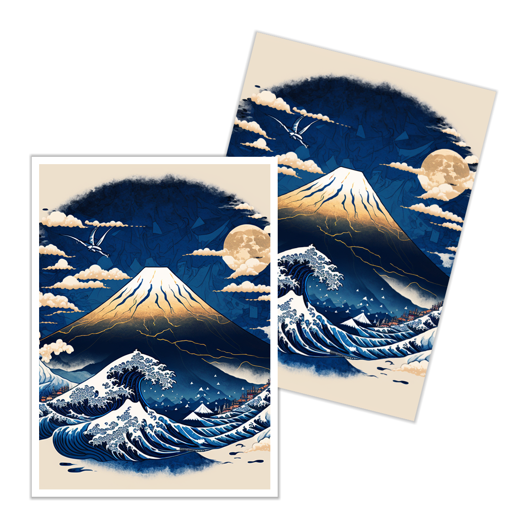 Nightfall at the Summit and Sea Card Sleeves