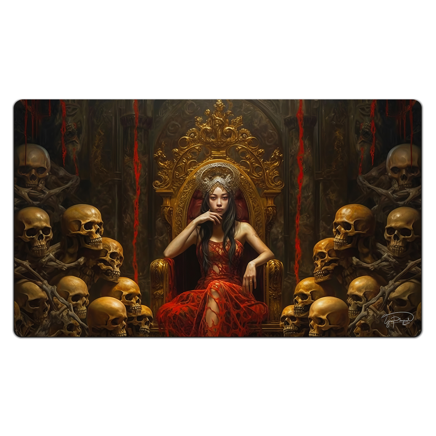 The Queen of Skulls Playmat
