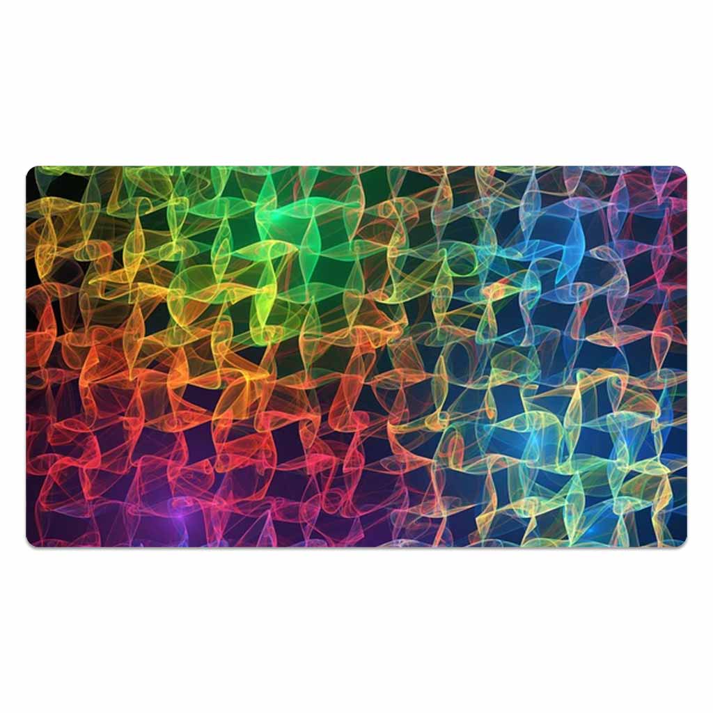 Rainbow Ripples Mouse Pad
