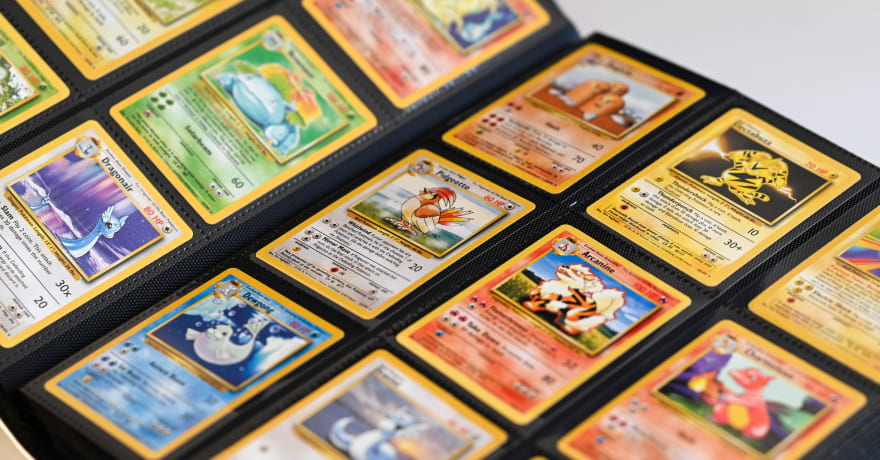pokemon cards in binder