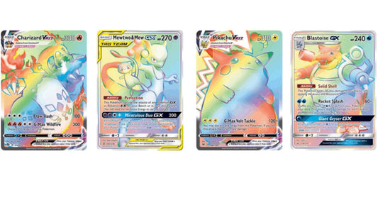 rainbow Pokémon cards