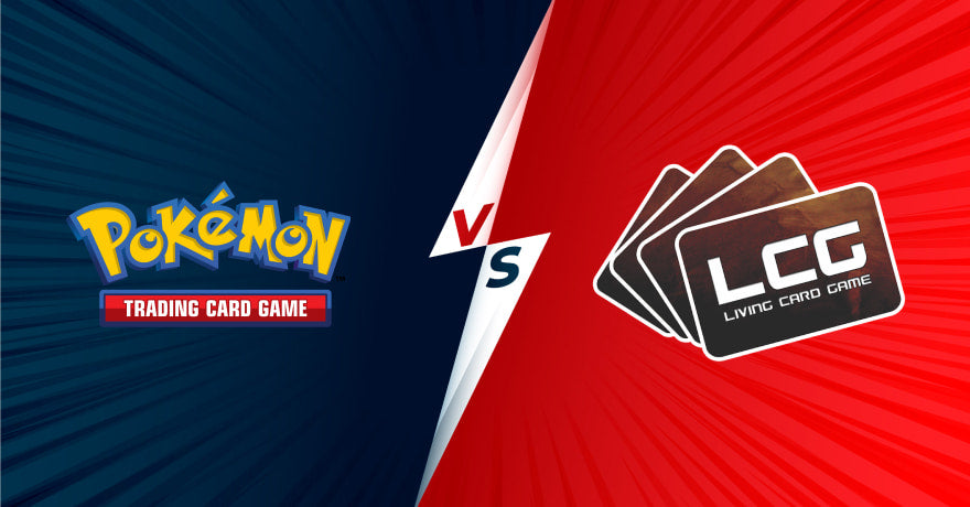trading card games versus living card games 