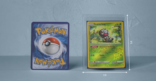 pokemon card sleeves' size