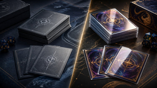 matte and glossy cards