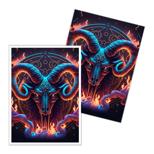 Aries Inferno Card Sleeves
