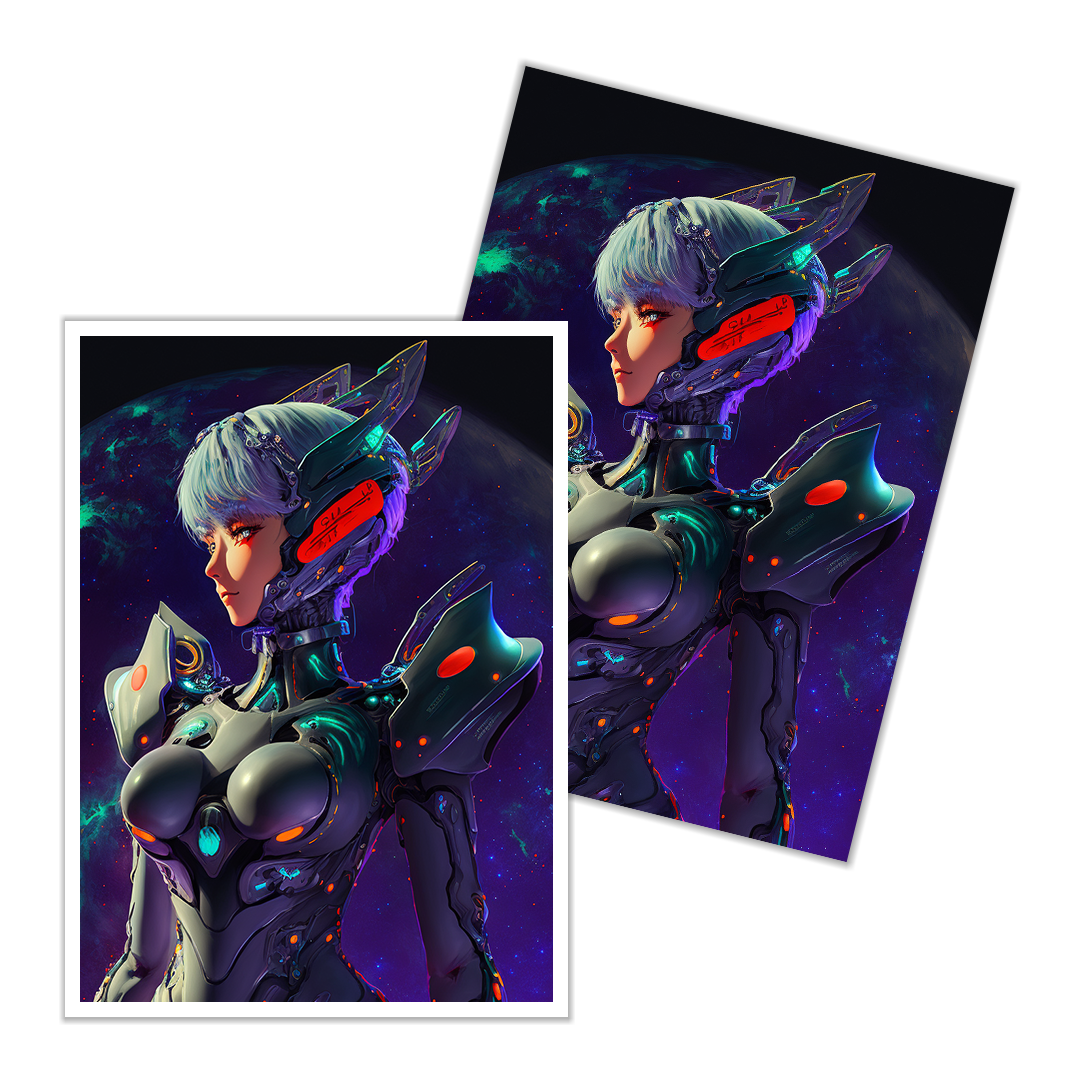 Neon Nightfall Card Sleeves