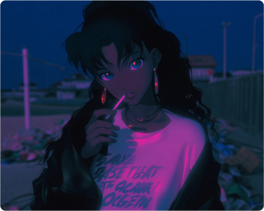 Candy Noir - Glass Mousepad 50cm x 40cm