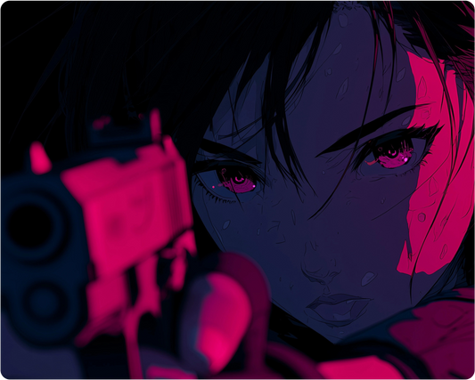 Crimson Trigger - Glass Mousepad