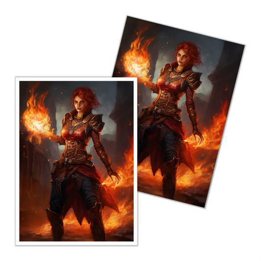 Flameforged Enchantress Card Sleeves