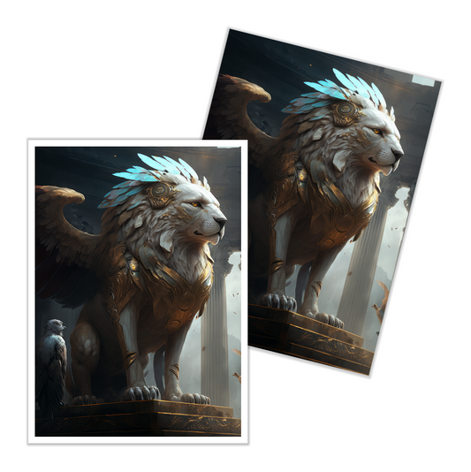 Golden Guardian of the Skies Card Sleeves