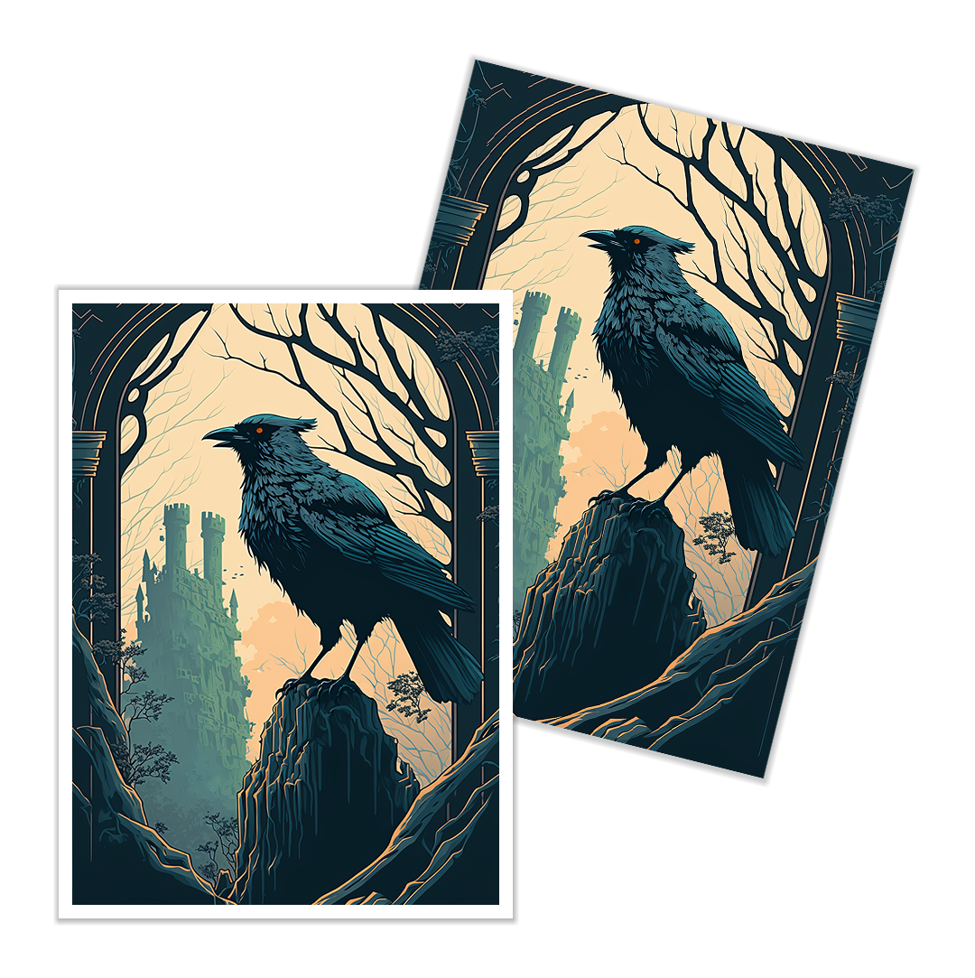 Nightfall Castle Crow Card Sleeves