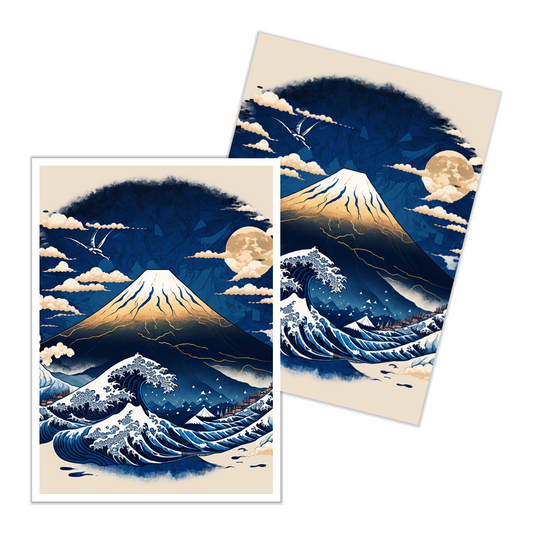 Nightfall at the Summit and Sea Card Sleeves