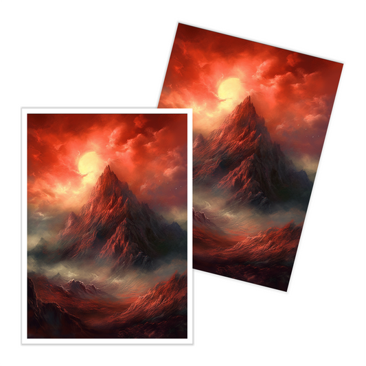 Vermilion Mountain Vista Card Sleeves