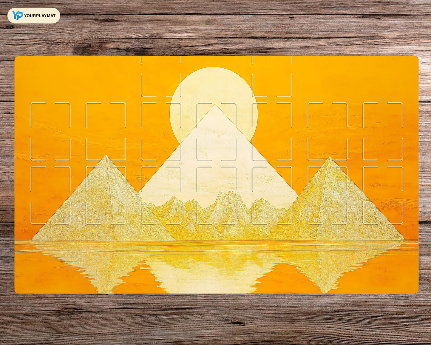 Desert Zenith Yu-Gi-Oh! Playmat - Board Game Mat for TCG - Premium Desk Mat for Card Game Players and Gaming