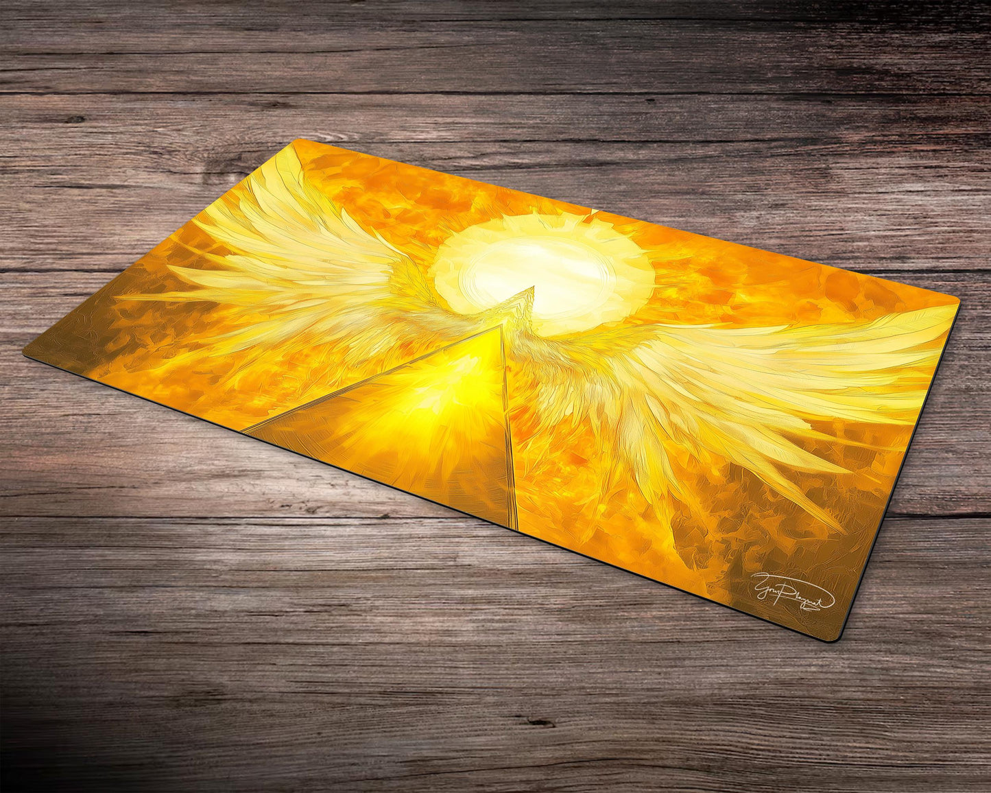 Divine Ascension Yu-Gi-Oh! Playmat - Board Game Mat for TCG - Premium Desk Mat for Card Game Players and Gaming