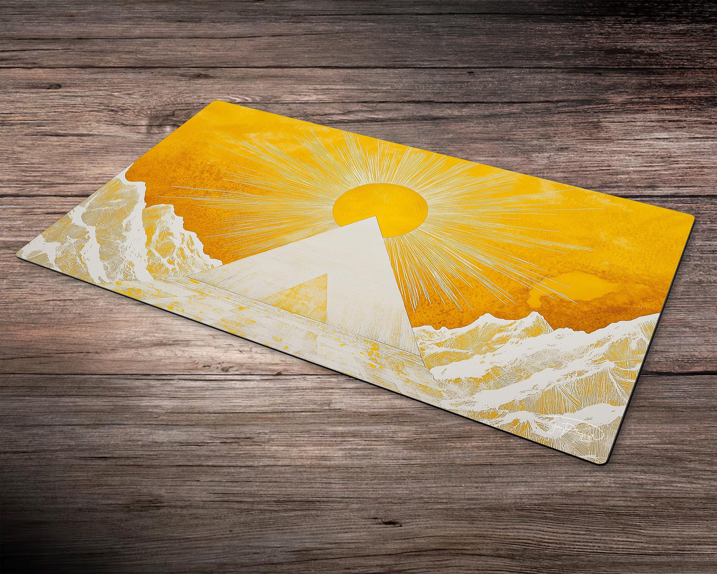 Solar Pinnacle Yu-Gi-Oh! Playmat - Board Game Mat for TCG - Premium Desk Mat for Card Game Players and Gaming