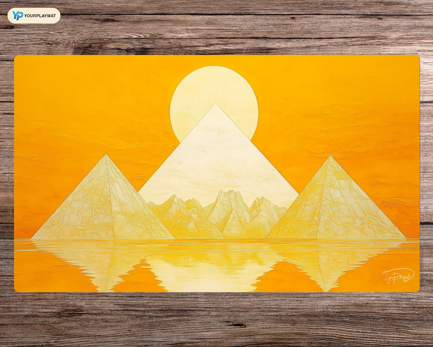 Desert Zenith Yu-Gi-Oh! Playmat - Board Game Mat for TCG - Premium Desk Mat for Card Game Players and Gaming