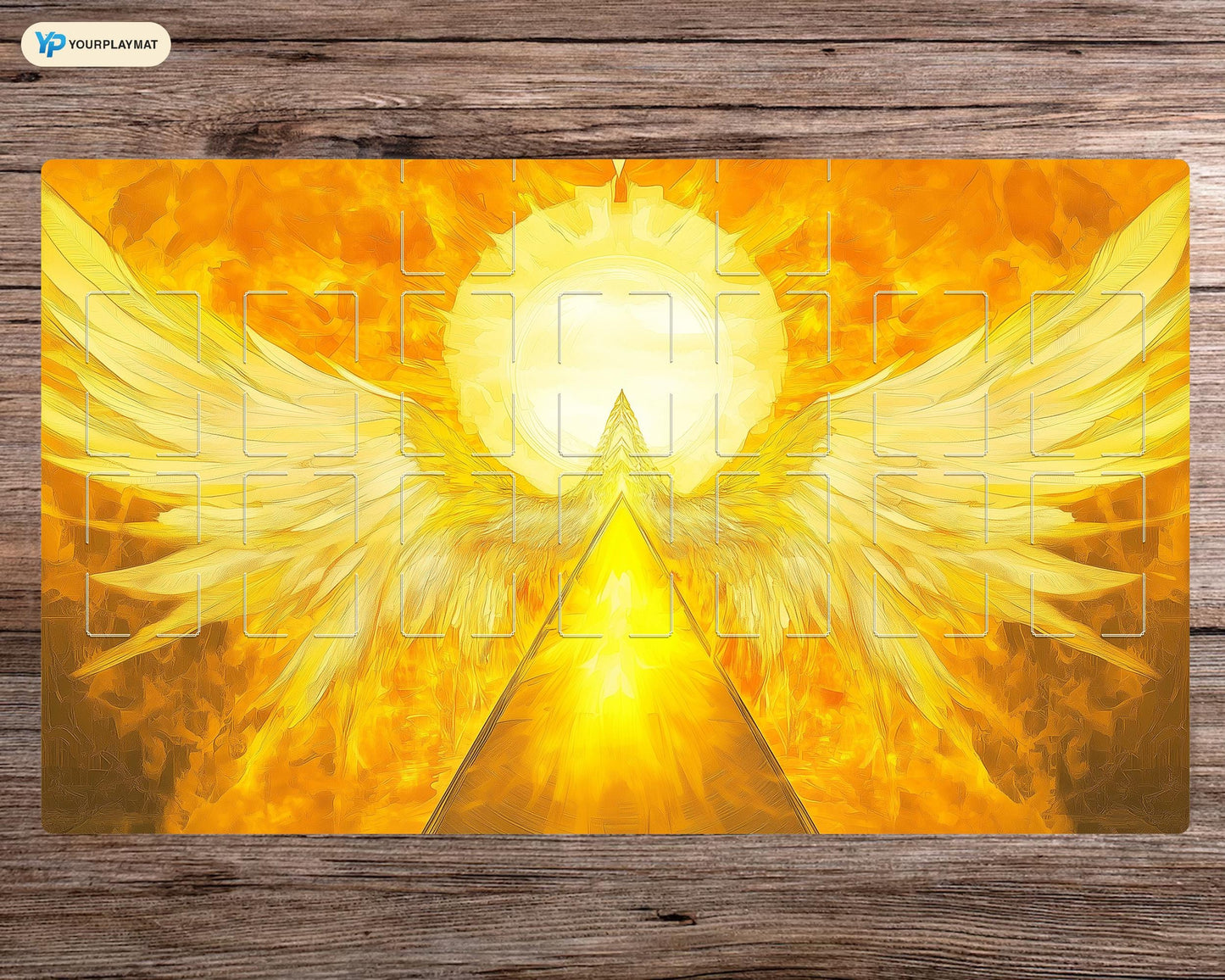 Divine Ascension Yu-Gi-Oh! Playmat - Board Game Mat for TCG - Premium Desk Mat for Card Game Players and Gaming