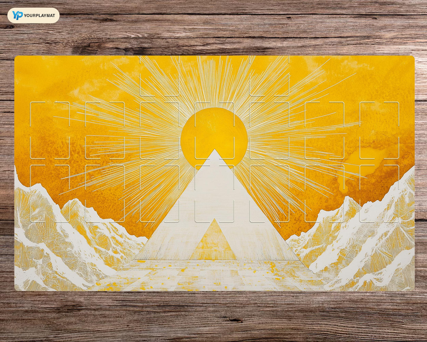 Solar Pinnacle Yu-Gi-Oh! Playmat - Board Game Mat for TCG - Premium Desk Mat for Card Game Players and Gaming