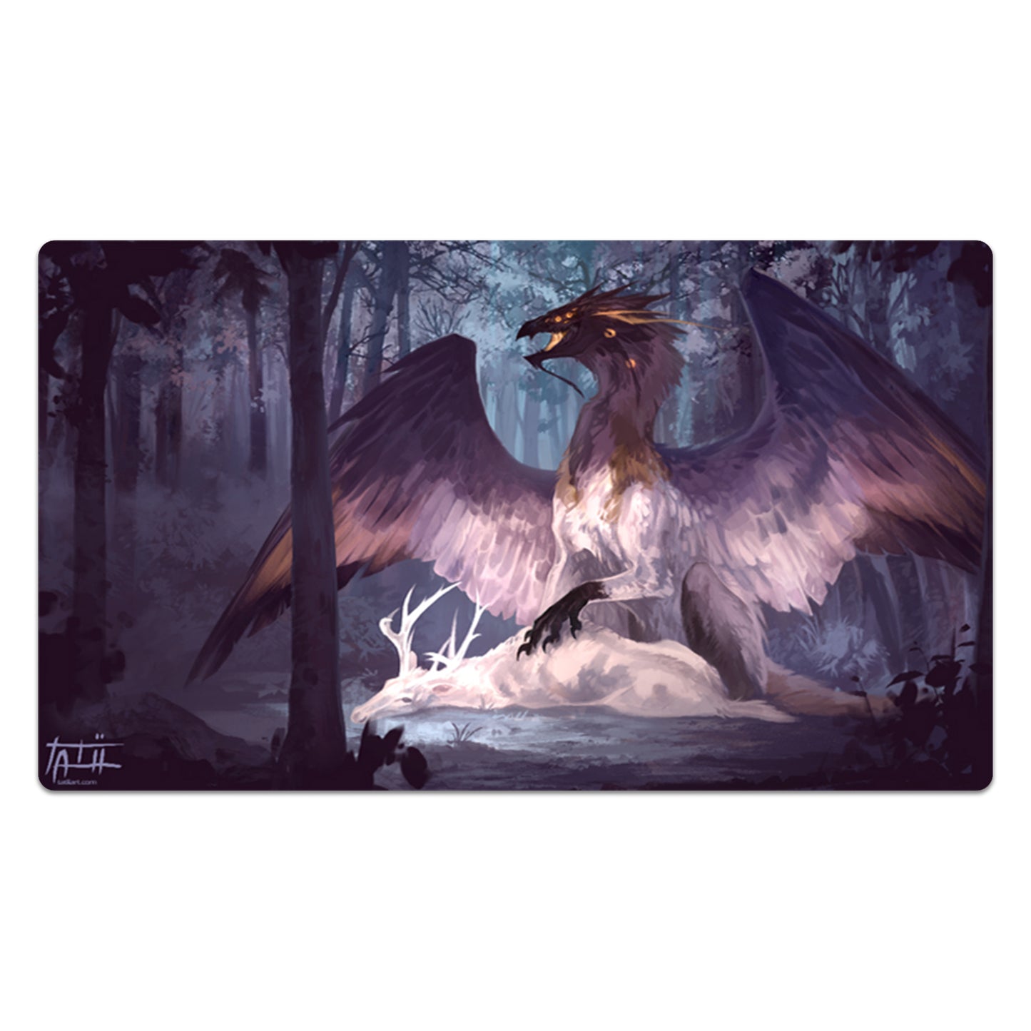 A Typical Dinner In the Woods Mouse Pad