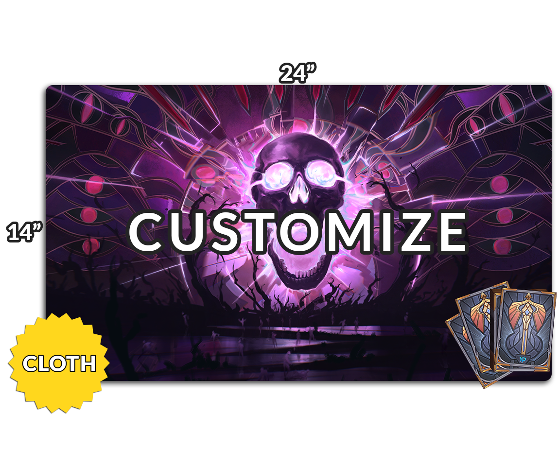 Custom Cloth Playmat (24" x 14")