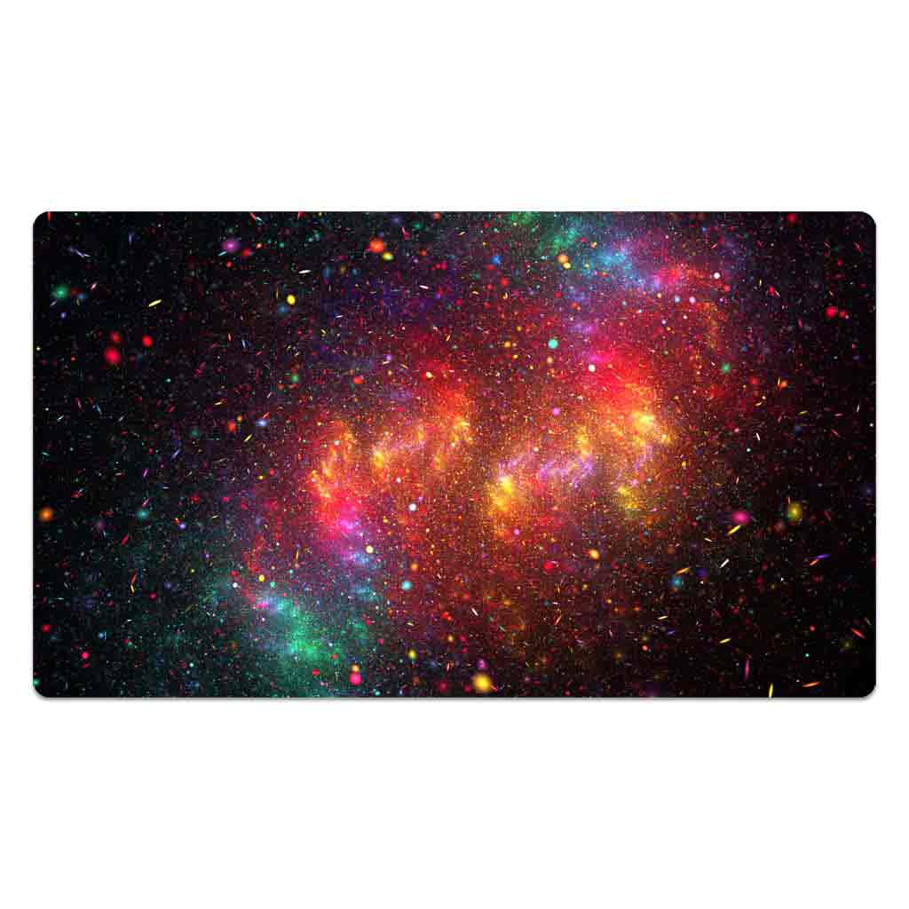 Colorful Blast In The Galaxy Mouse Pad