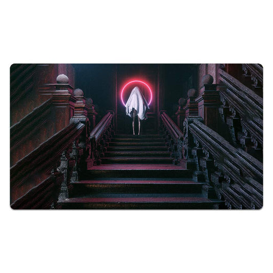 Faceless Spirit In The Staircase Playmat
