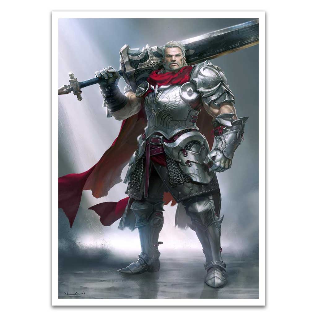 Heavy Armored Swordsman Card Sleeves