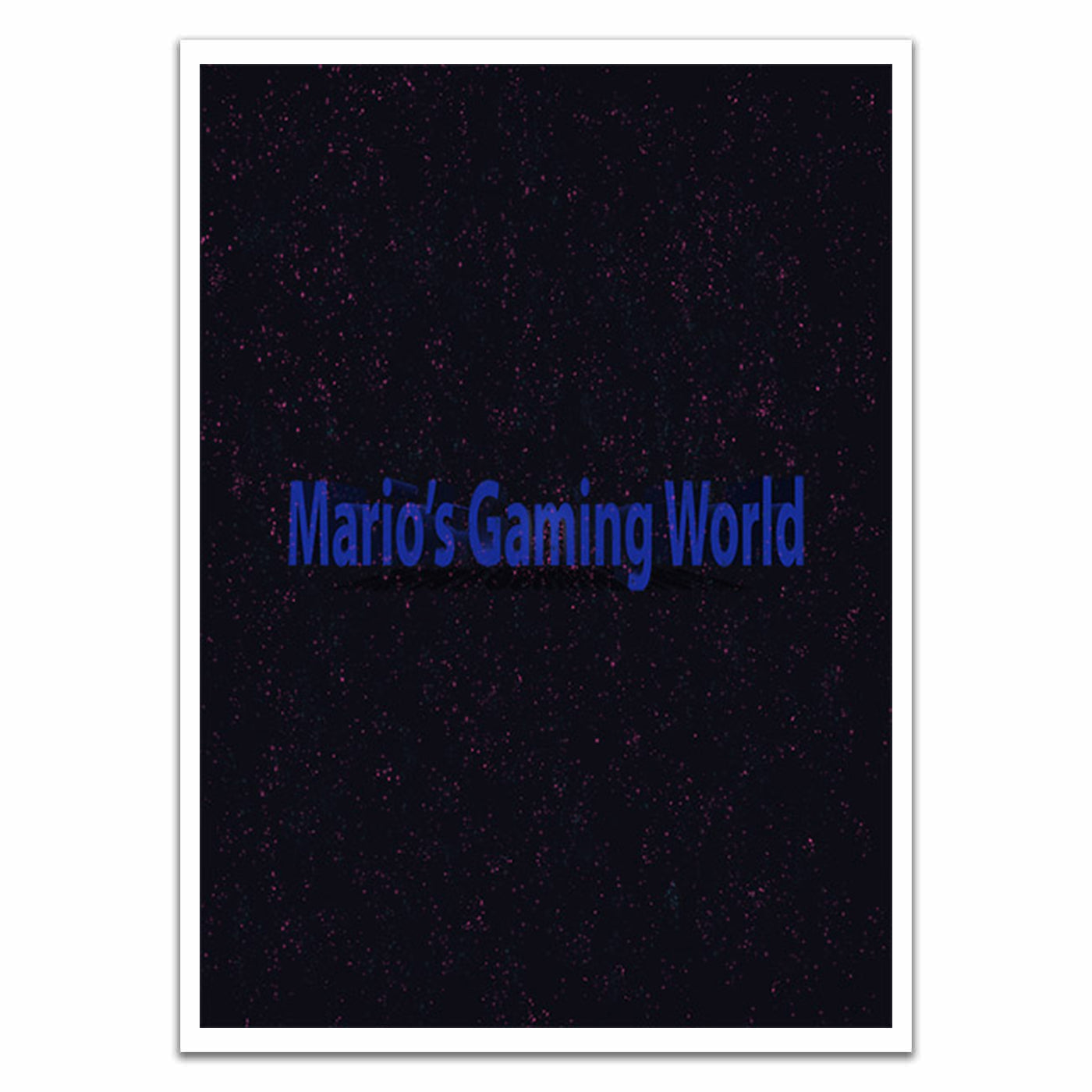Mario's Gaming World Card Sleeves