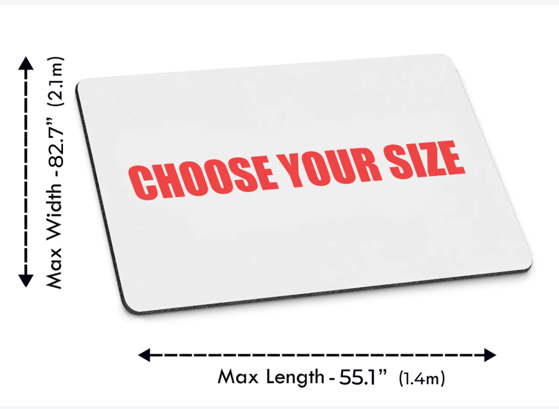 2 Custom Playmats 13"X30"