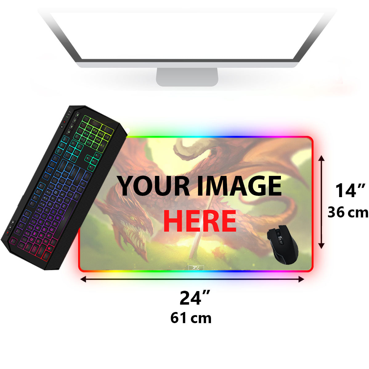 Custom RGB Mouse Pad