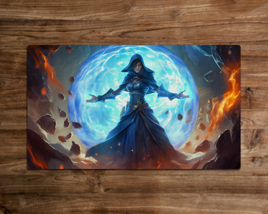 Force of the Enchantress - MTG Playmat - 24 x 14 inches -Playmat for TCG - Handcrafted