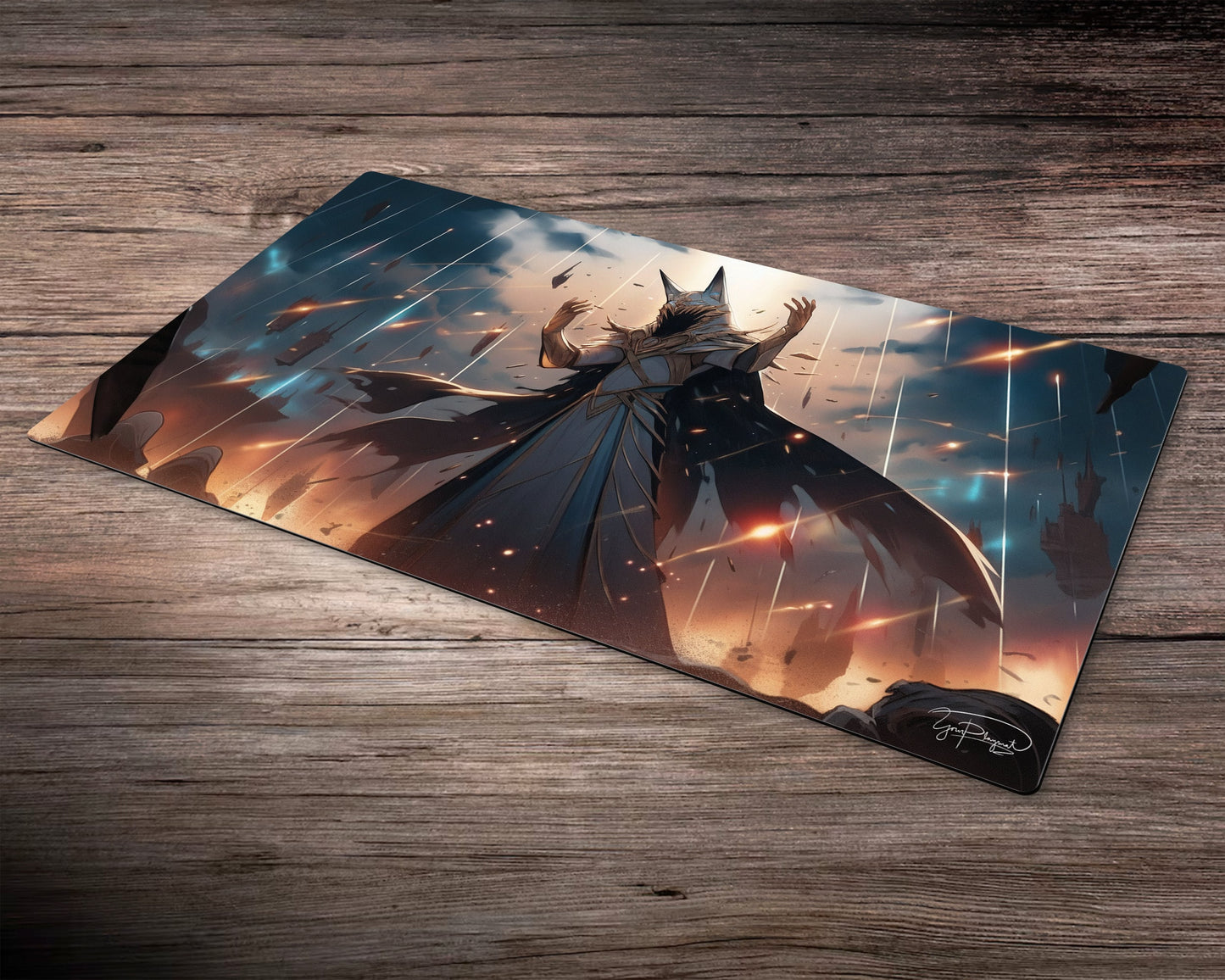 Wrath of the Sky God - MTG Spielmatte - 24 x 14 inches - MTG Geschenke - MTG Zubehör - Magie Tischmatte