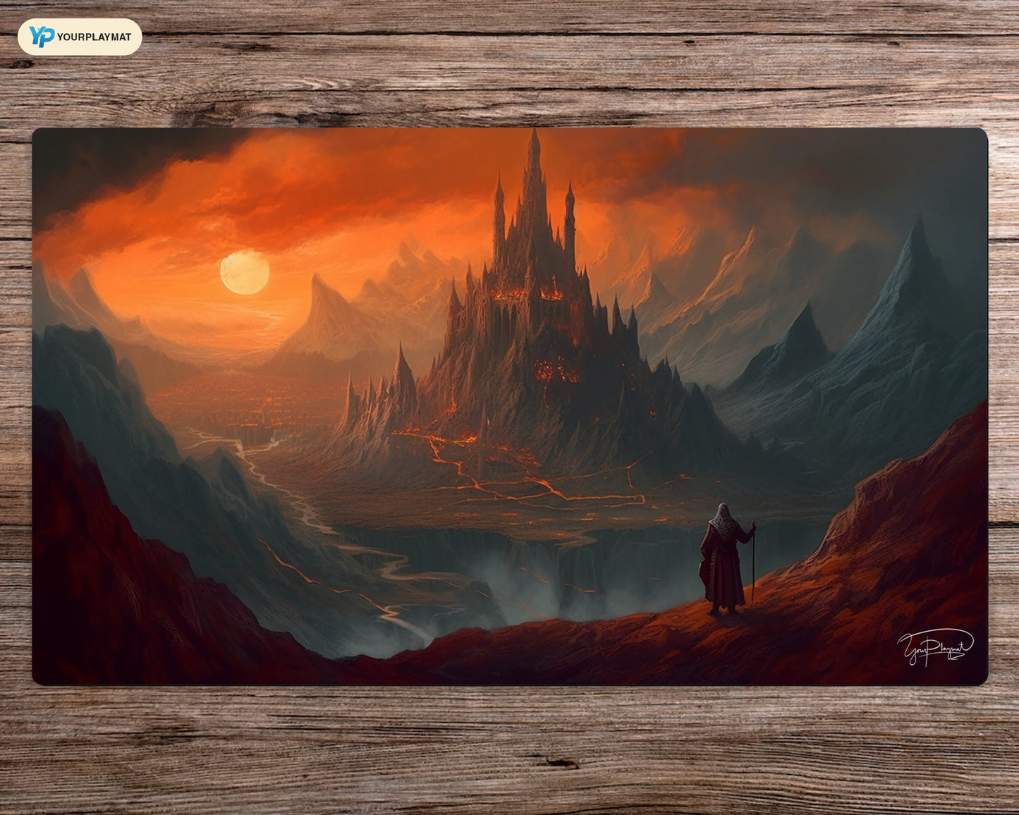 Tower of the Ancient Ones - MTG Spielmatte - 24 x 14 inches - MTG Geschenke - MTG Zubehör - Magie Tischmatte