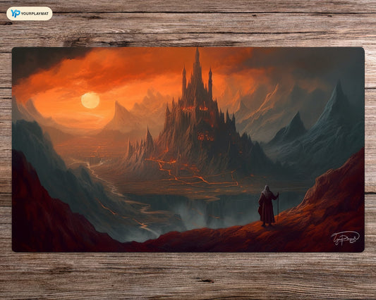 Tower of the Ancient Ones - MTG Spielmatte - 24 x 14 inches - MTG Geschenke - MTG Zubehör - Magie Tischmatte