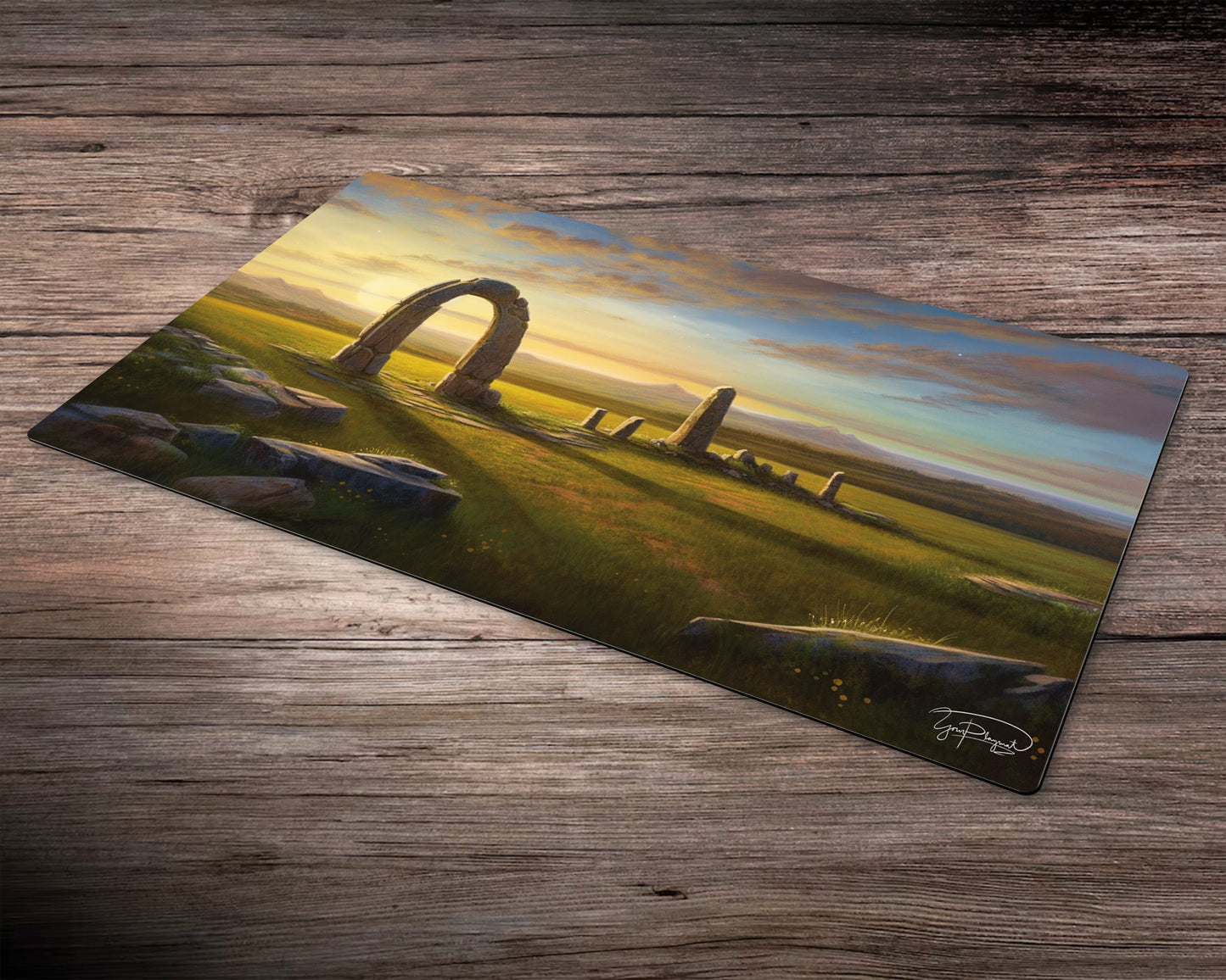 Spectral Stone Arch  - MTG Spielmatte - 24 x 14 inches - MTG Geschenke - MTG Zubehör - Magie Tischmatte