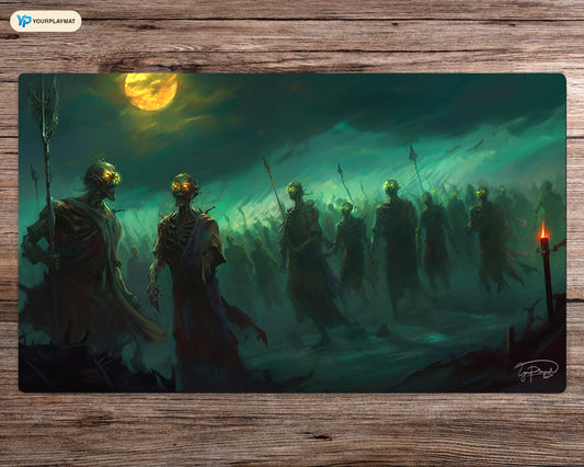 Army of Bones and Decay  - MTG Spielmatte - 24 x 14 inches - MTG Geschenke - MTG Zubehör - Magie Tischmatte
