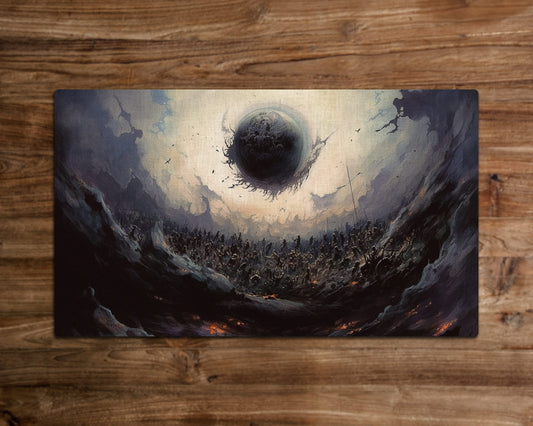 The Infinite Damnation -  MTG Spielmatte - 24 x 14 inches - MTG Geschenke - MTG Zubehör - Magie Tischmatte - Stitched Playmat