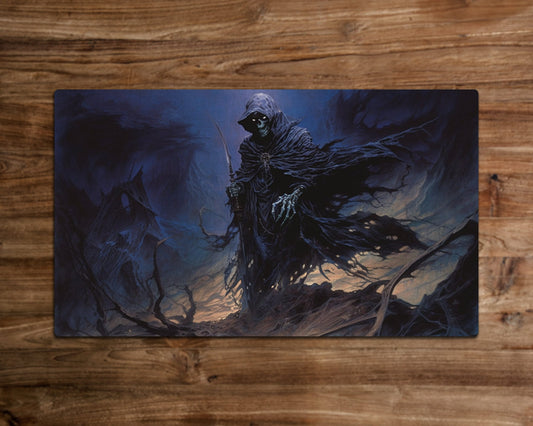 Grim Reaper's Phantom of the Netherworld - MTG Playmat - 24 x 14 inches - MTG Gifts - Magic The Gathering Gifts - Stitched Playmat