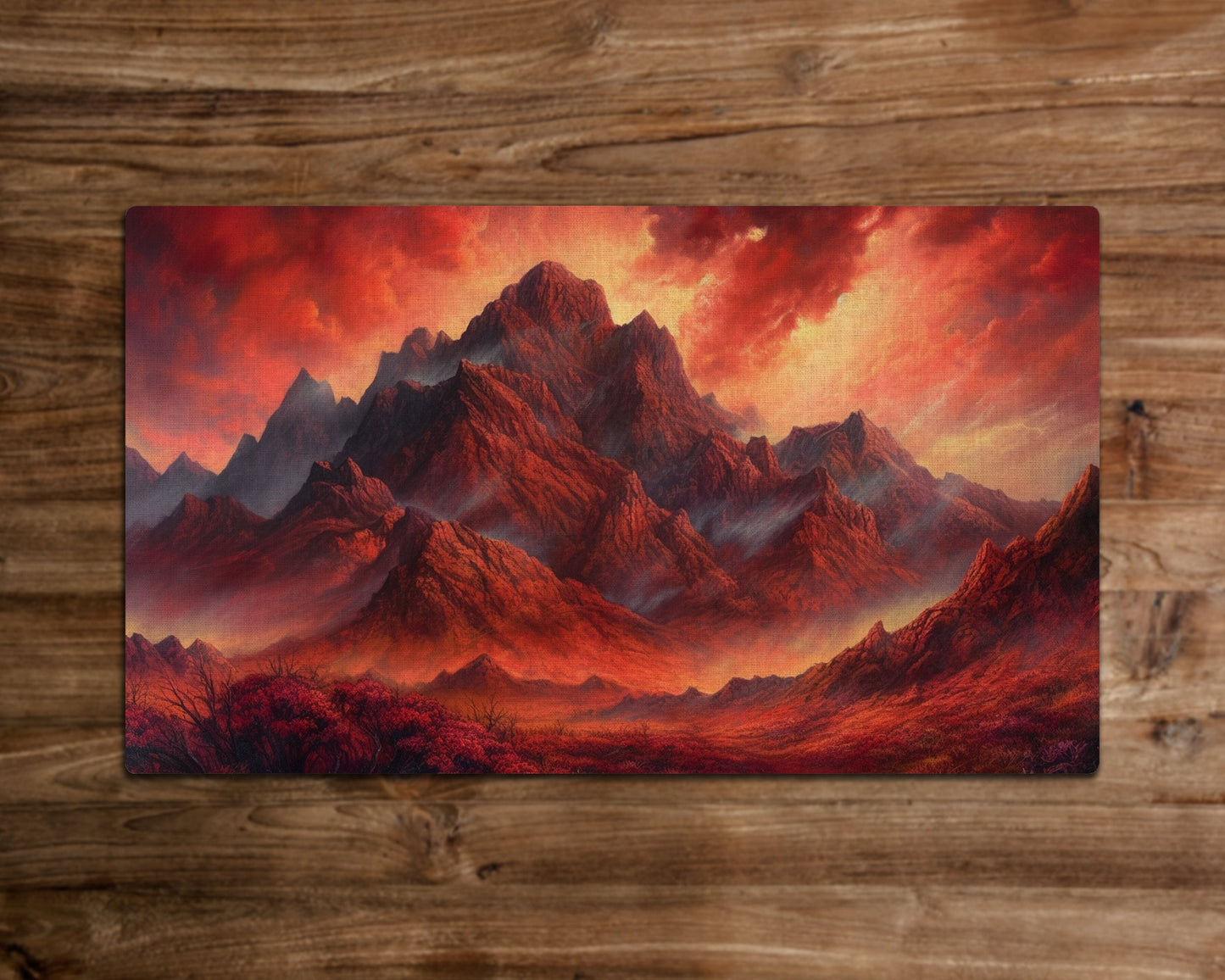 The Volcanic Colossus - MTG Playmat - 24 x 14 inches -Playmat for TCG - Handcrafted