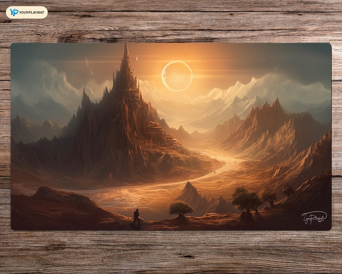 Tranquil Beauty in the Wilderness - MTG Spielmatte - 24 x 14 inches - MTG Geschenke - MTG Zubehör - Magie Tischmatte