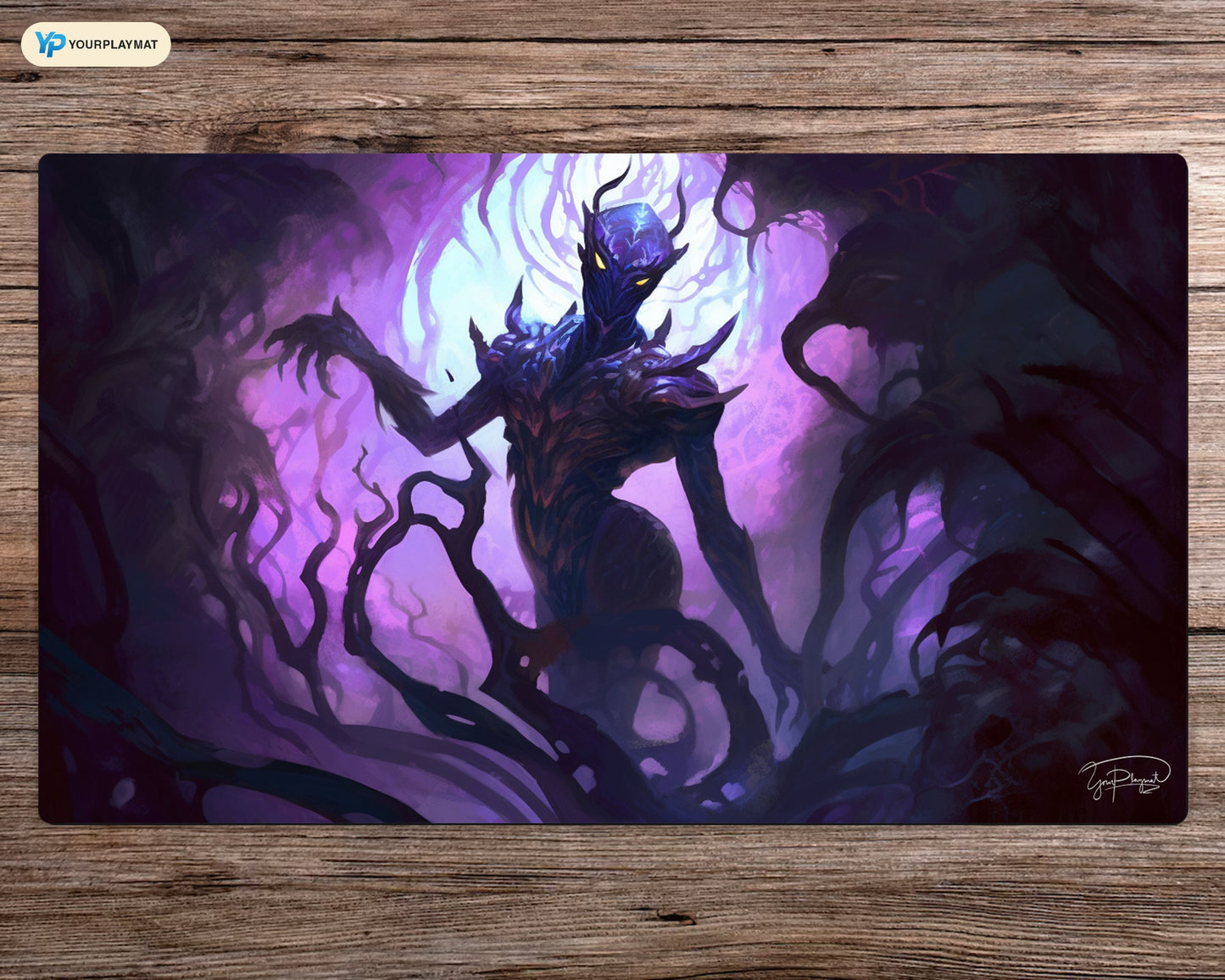 Mystery of the Shades - MTG Spielmatte - 24 x 14 inches - MTG Geschenke - MTG Zubehör - Magie Tischmatte