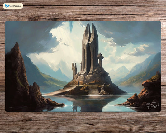 Enigmatic Ruins  - MTG Spielmatte - 24 x 14 inches - MTG Geschenke - MTG Zubehör - Magie Tischmatte