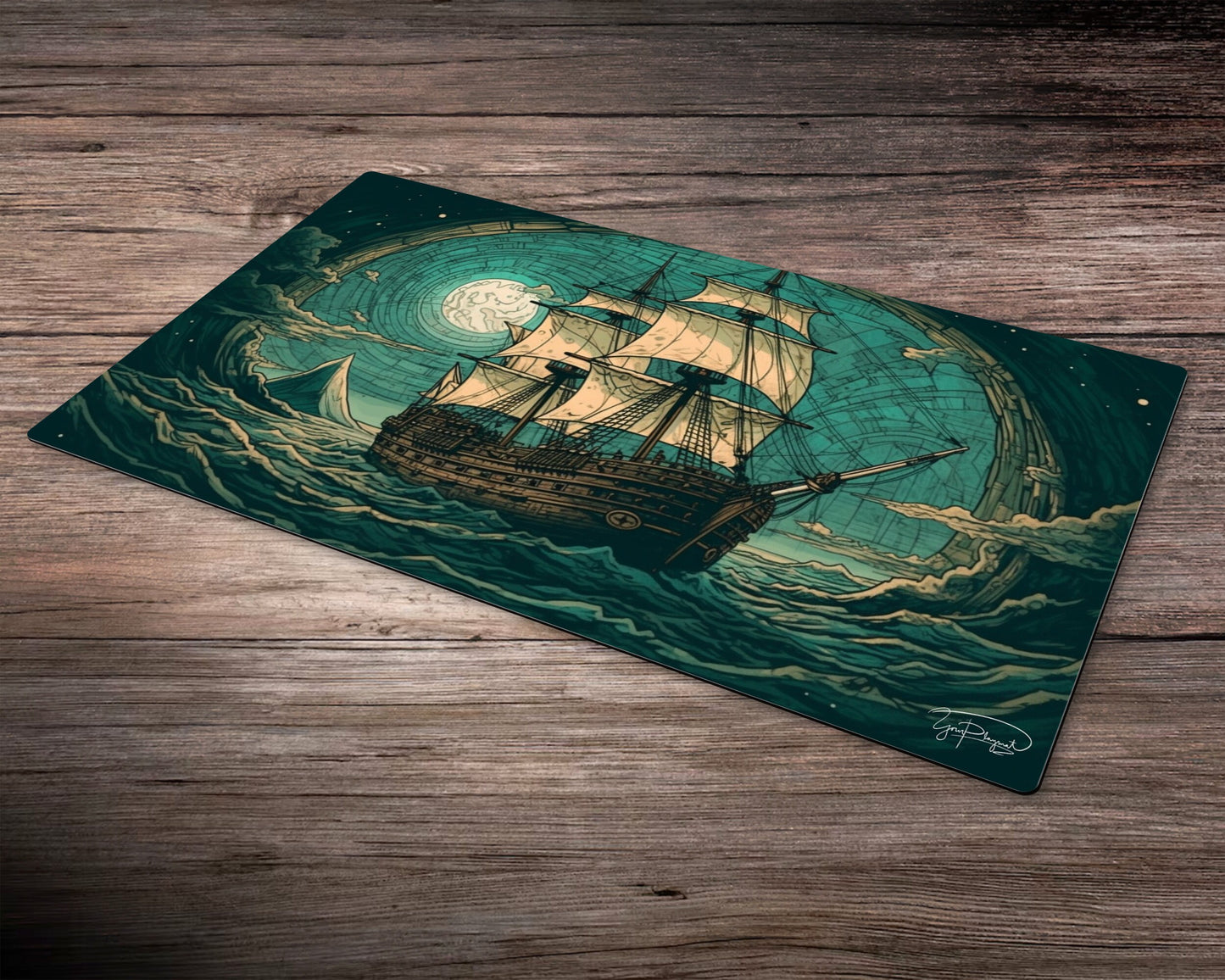Navigating the Unknown - MTG Spielmatte - 24 x 14 inches - MTG Geschenke - MTG Zubehör - Magie Tischmatte