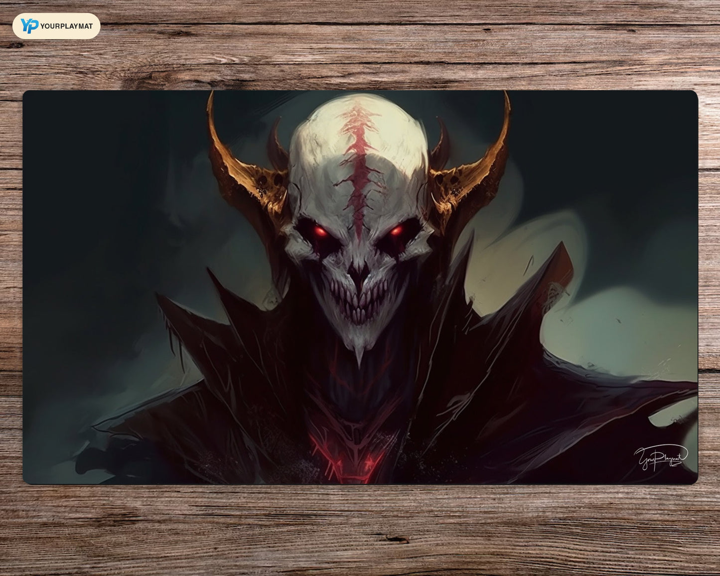 Skeletal Fiend's Manifesto - MTG Spielmatte - 24 x 14 inches - MTG Geschenke - MTG Zubehör - Magie Tischmatte