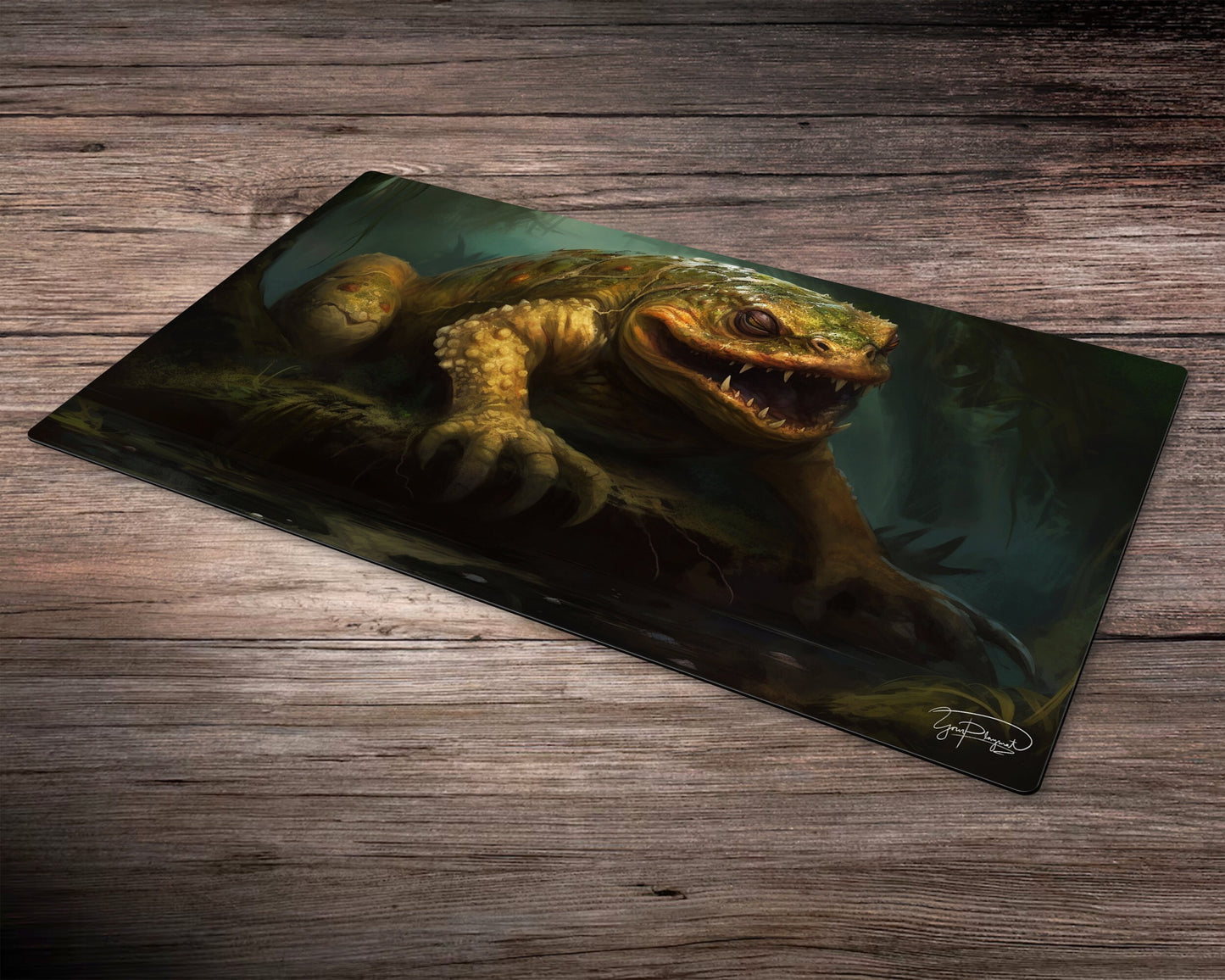 Amphibian Horror of the Murk - MTG Spielmatte - 24 x 14 inches - MTG Geschenke - MTG Zubehör - Magie Tischmatte
